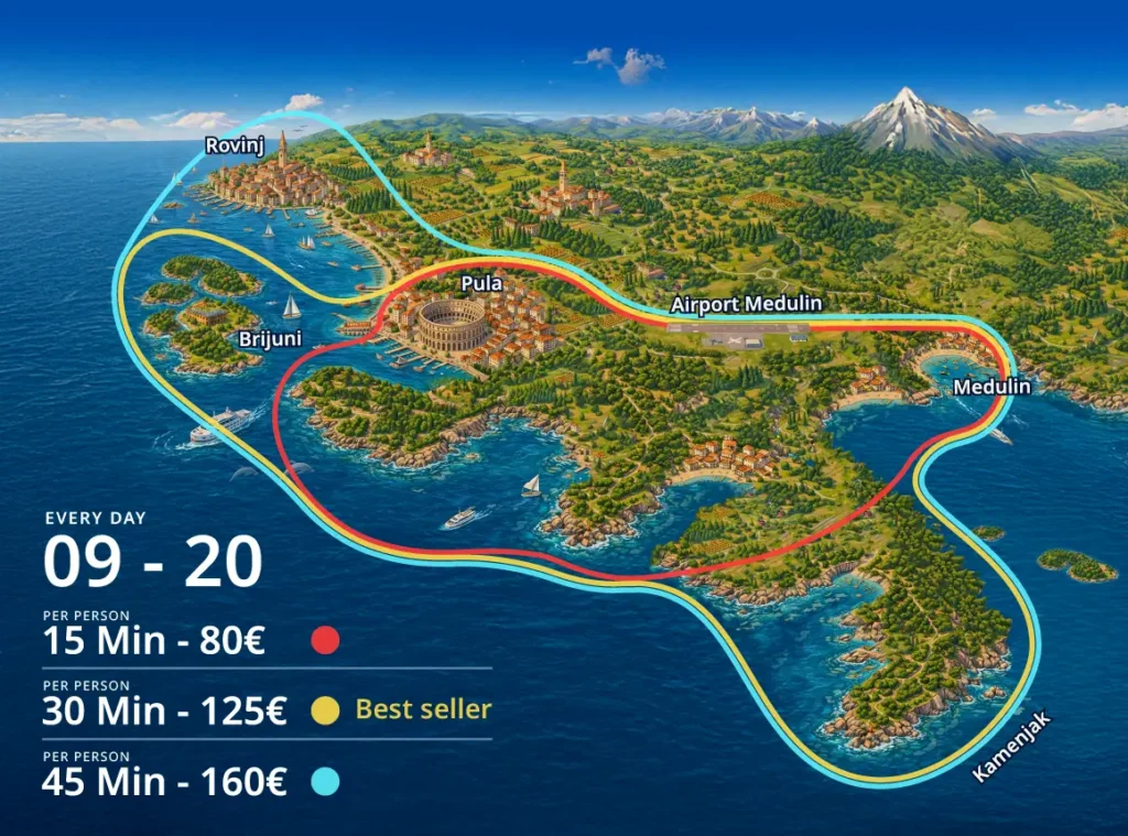Air Medulin Route Map